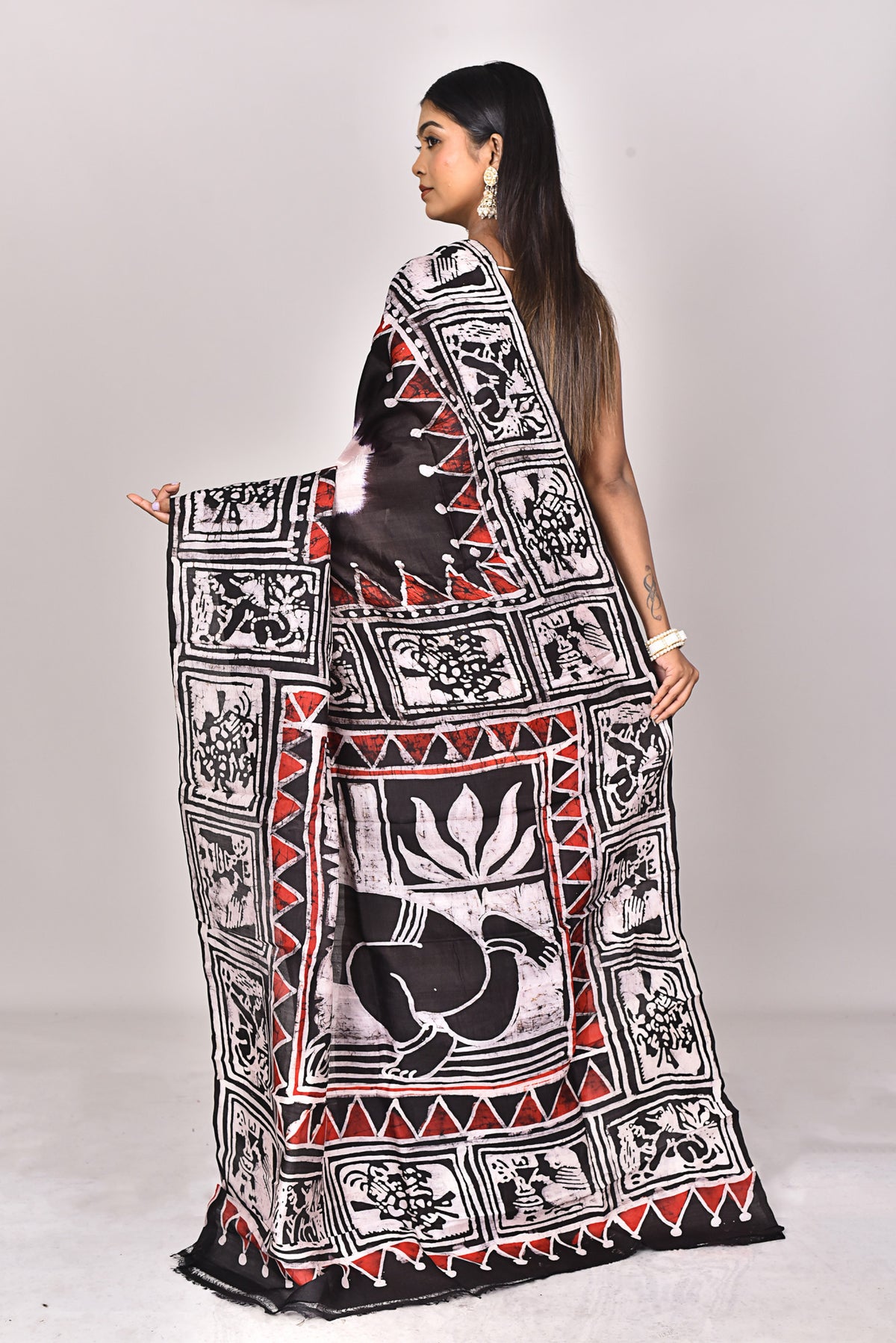 KATAN SILK HANDBATIK SAREE