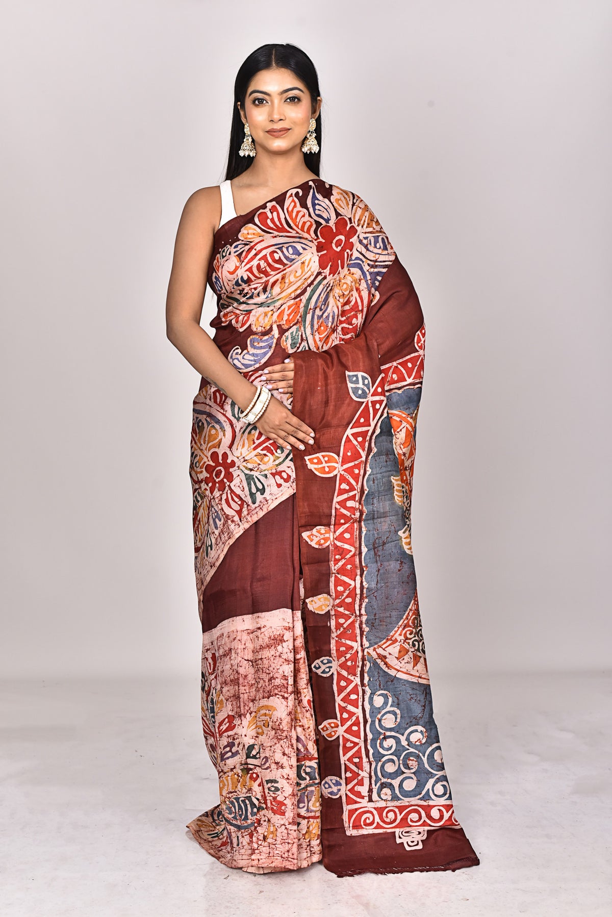 KATAN SILK HANDBATIK SAREE