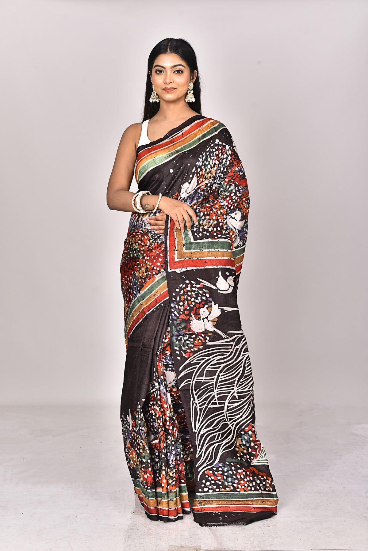 KATAN SILK HANDBATIK SAREE