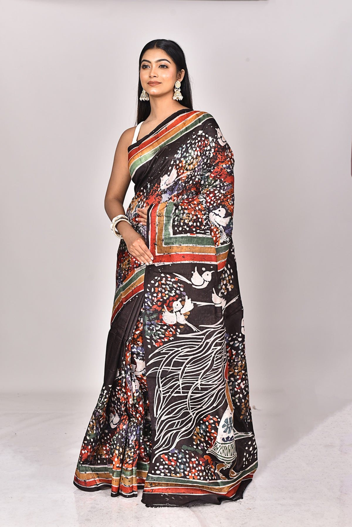 KATAN SILK HANDBATIK SAREE