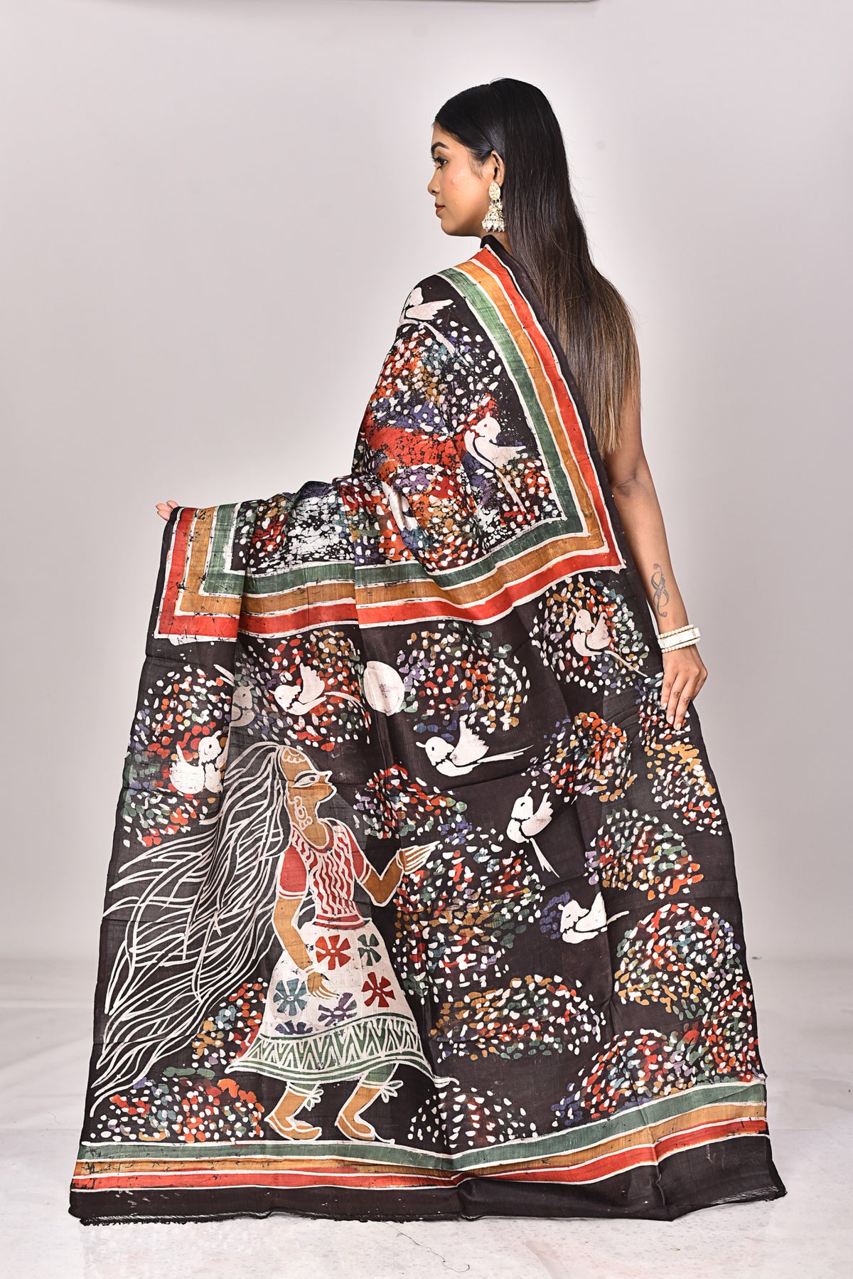 KATAN SILK HANDBATIK SAREE