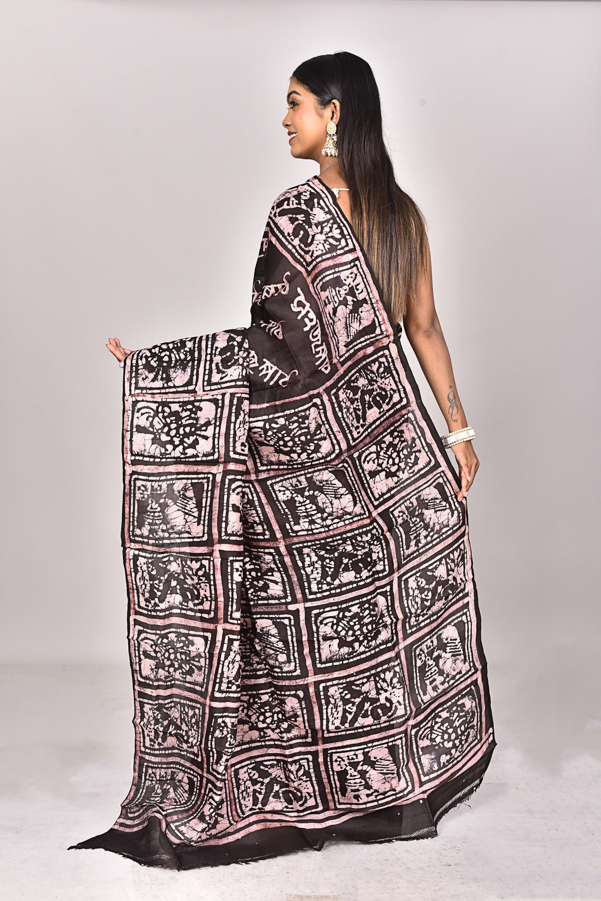 KATAN SILK HANDBATIK SAREE