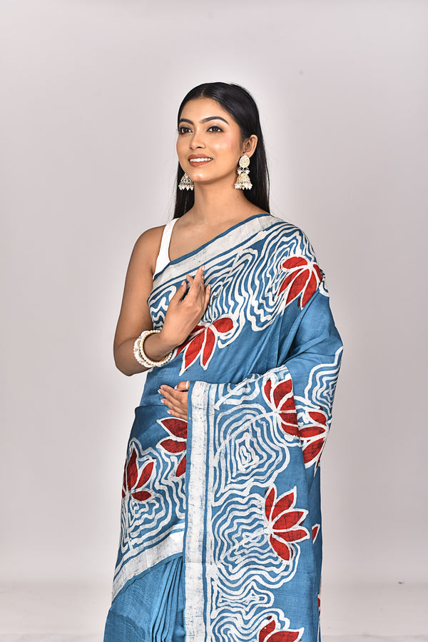KATAN SILK HANDBATIK SAREE