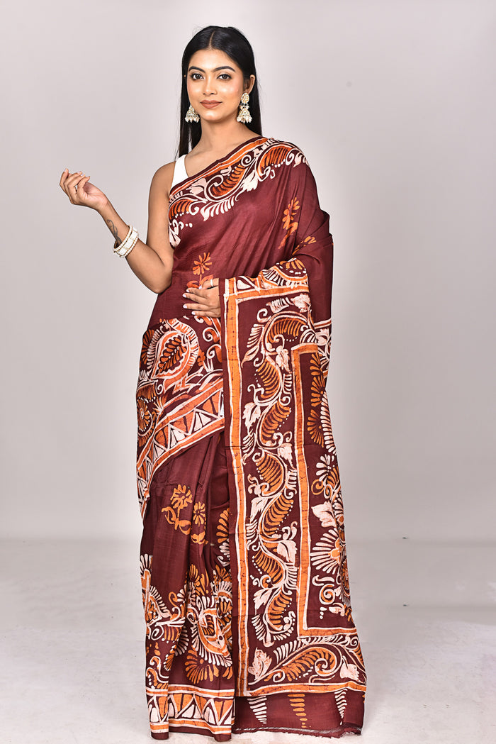 KATAN SILK HANDBATIK SAREE