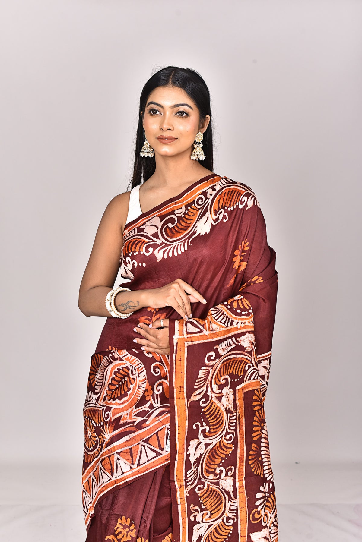 KATAN SILK HANDBATIK SAREE