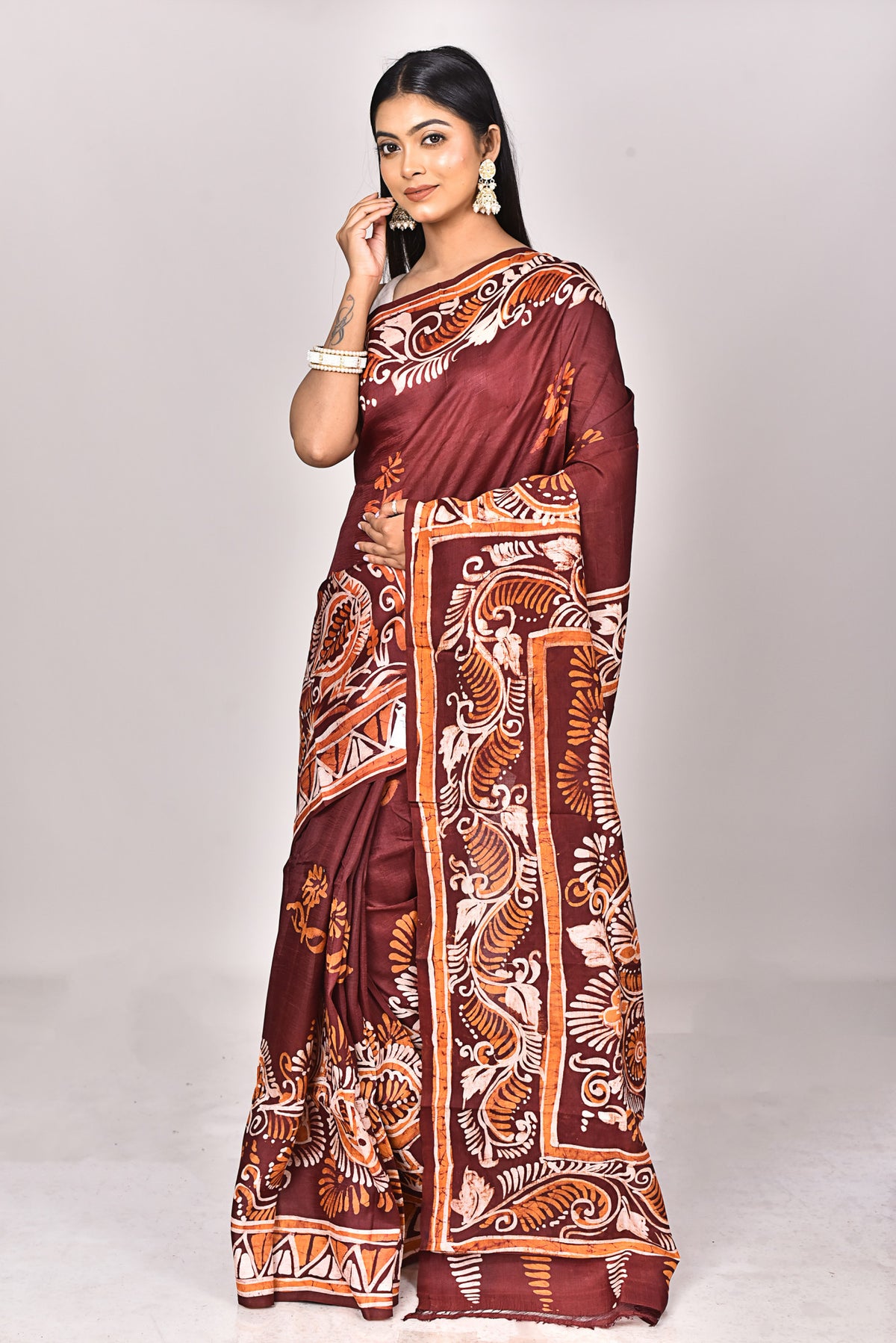 KATAN SILK HANDBATIK SAREE