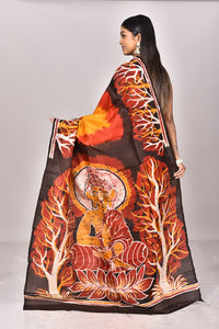 KATAN SILK HANDBATIK SAREE