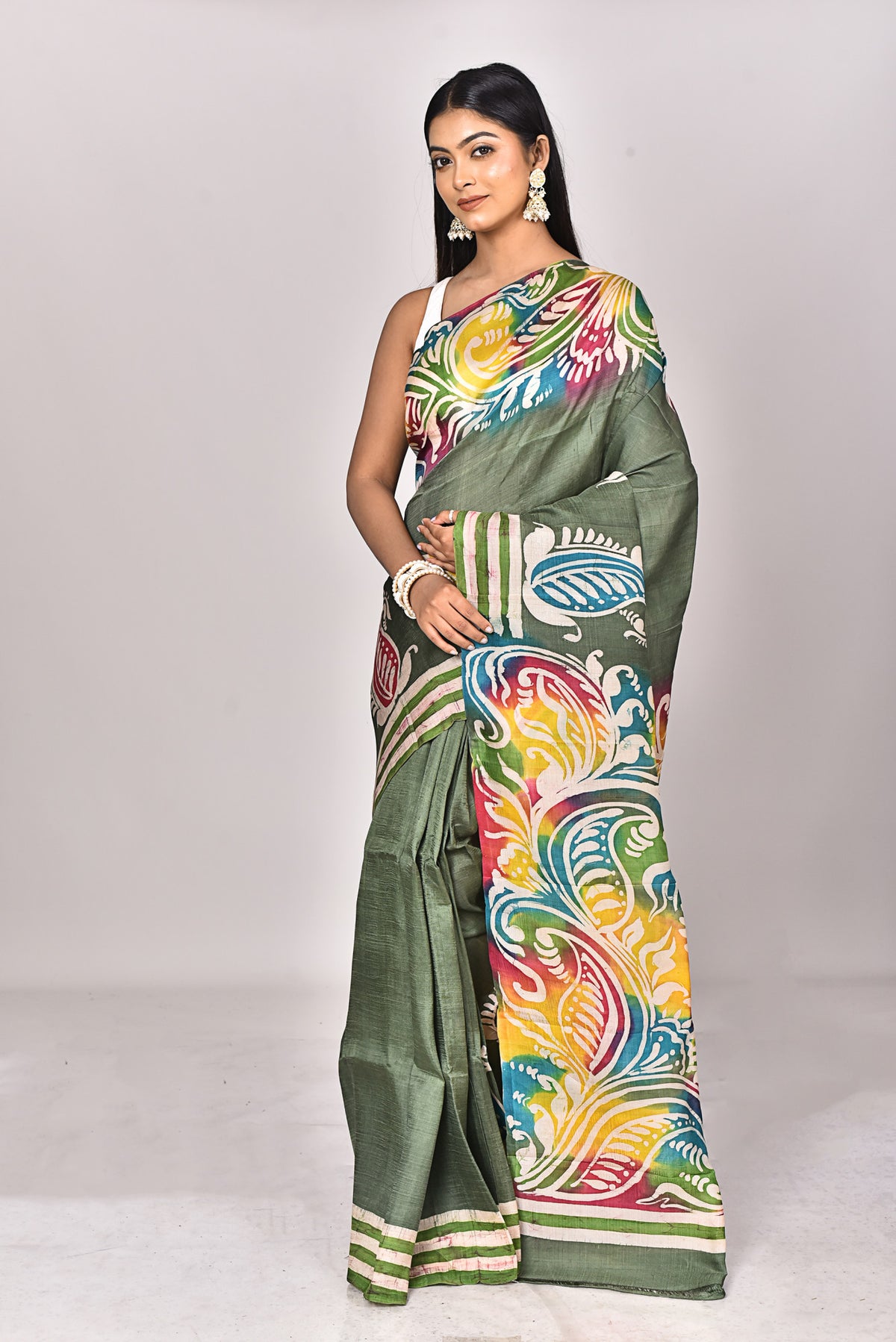 KATAN SILK HANDBATIK SAREE