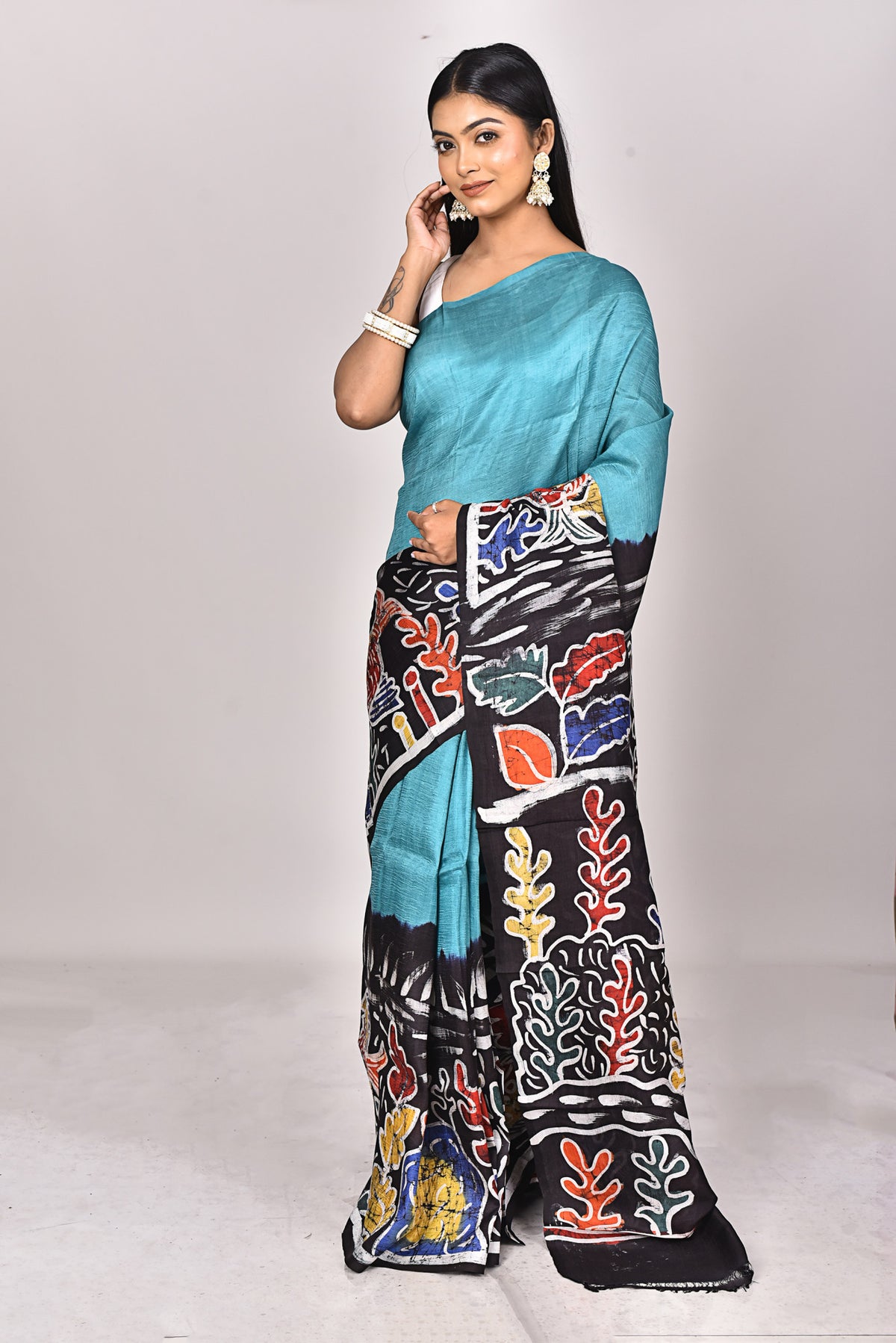 KATAN SILK HANDBATIK SAREE