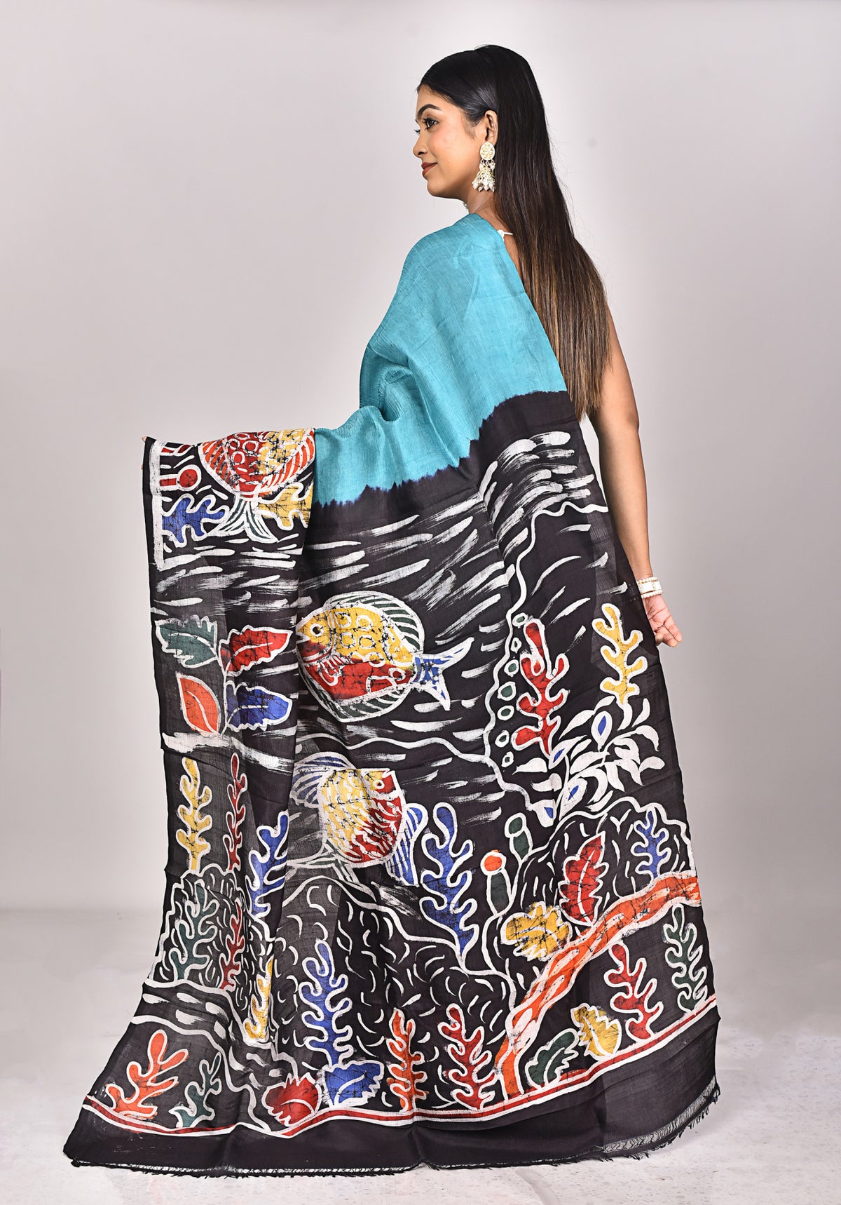 KATAN SILK HANDBATIK SAREE