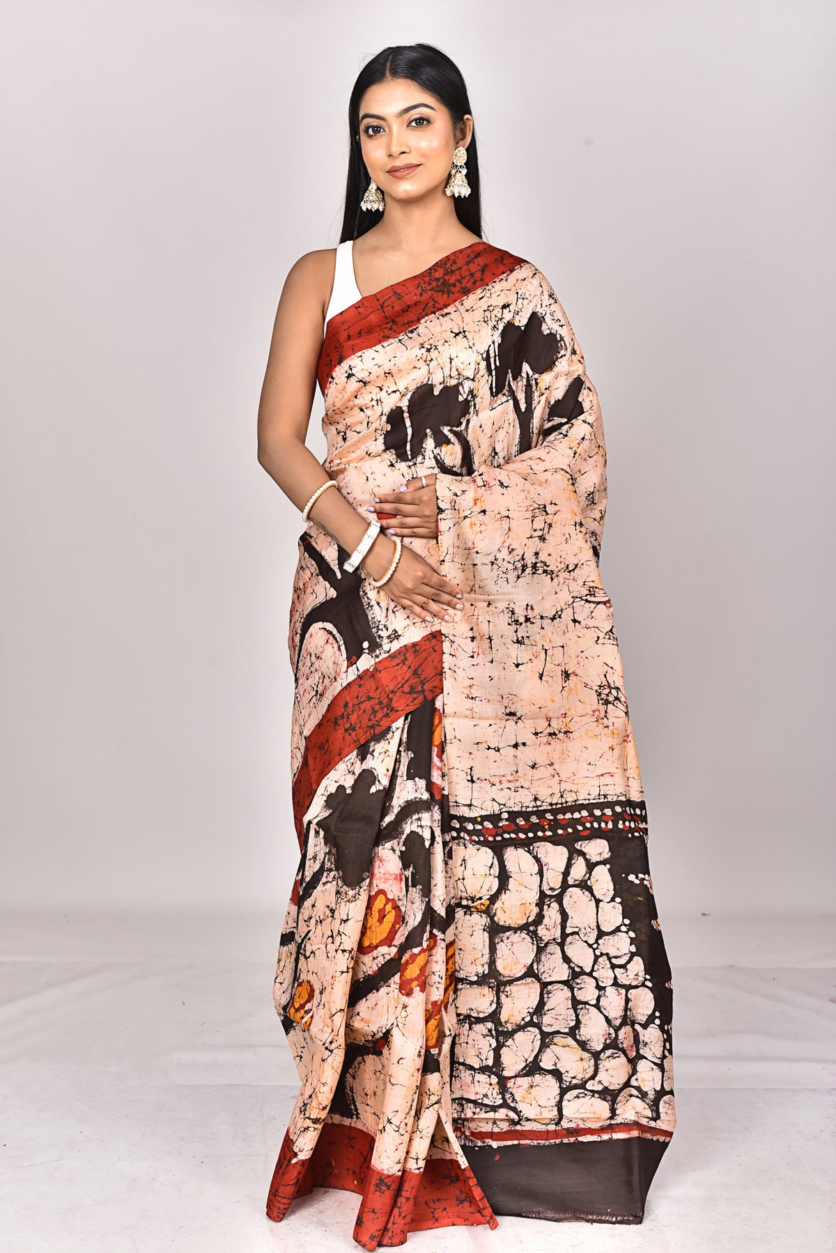 KATAN SILK HANDBATIK SAREE