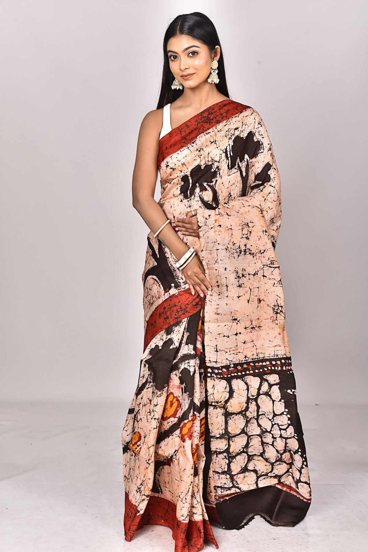 KATAN SILK HANDBATIK SAREE