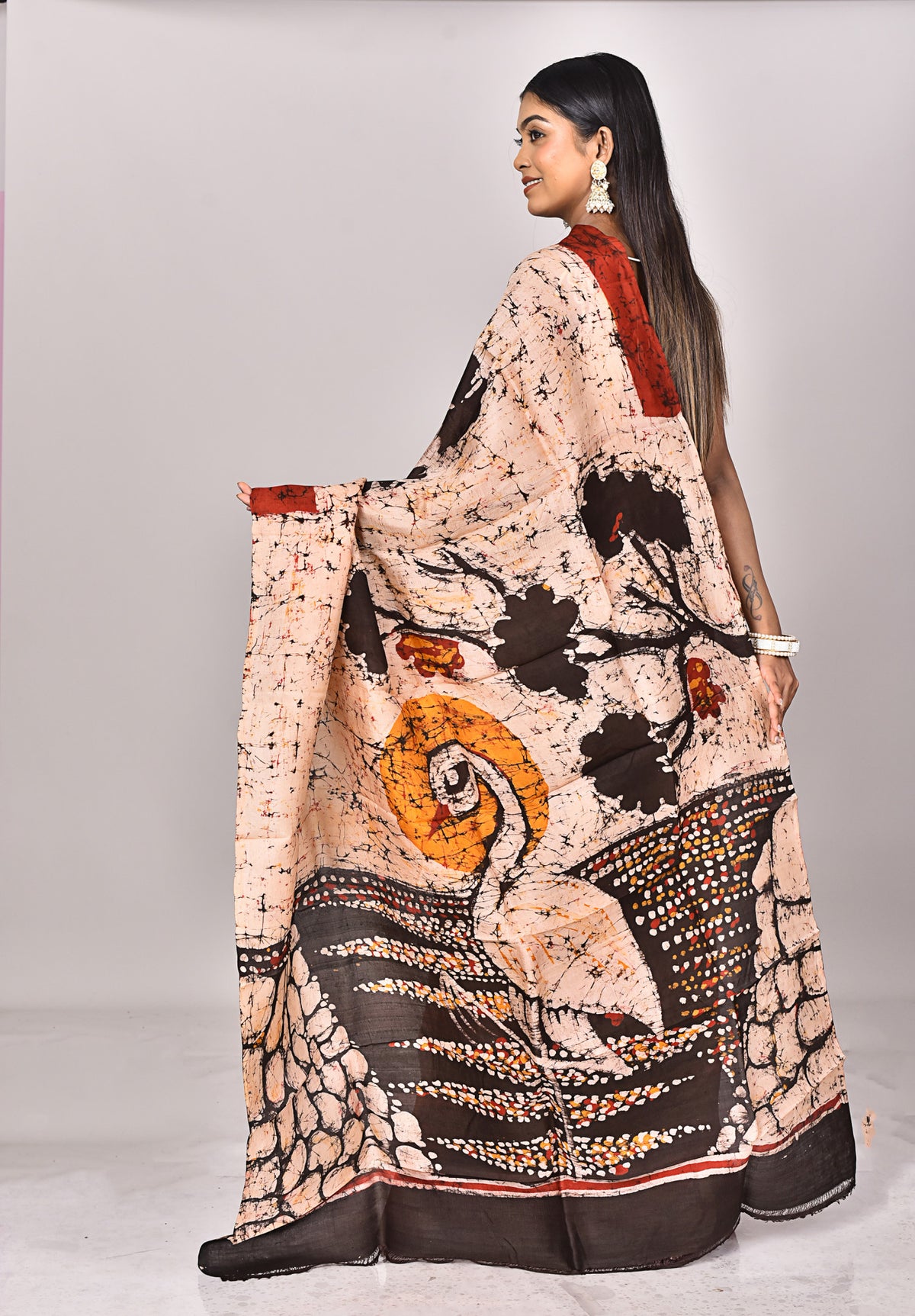 KATAN SILK HANDBATIK SAREE