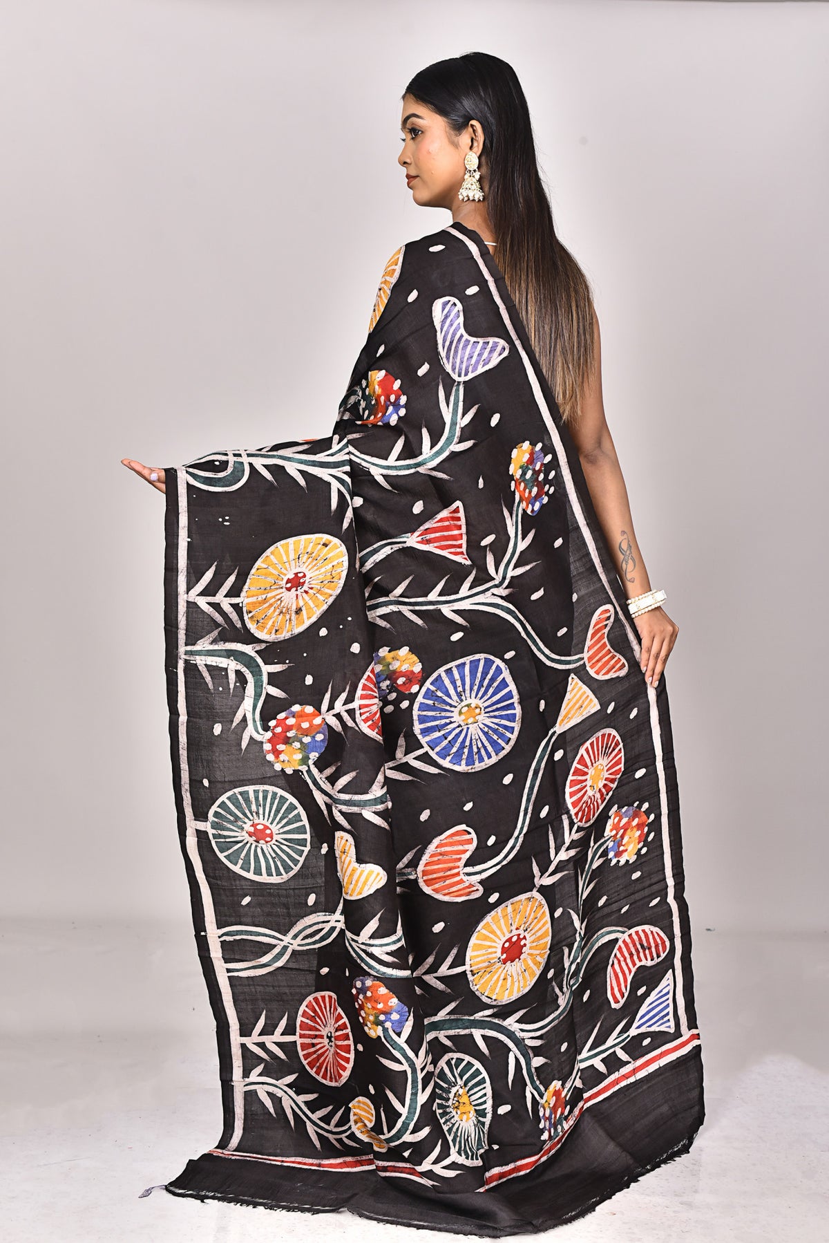 KATAN SILK HANDBATIK SAREE
