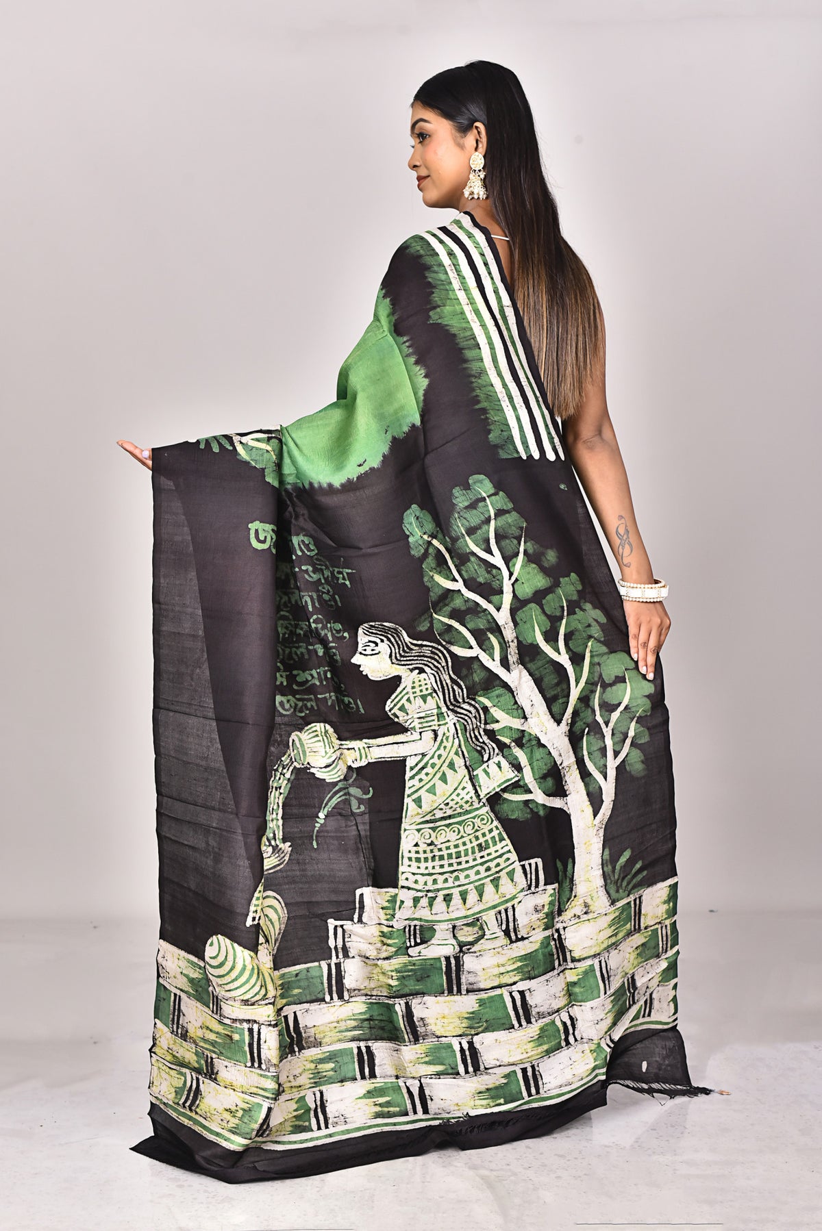 KATAN SILK HANDBATIK SAREE