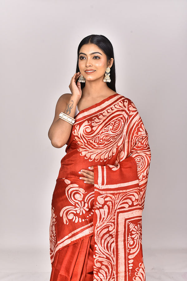 KATAN SILK HANDBATIK SAREE