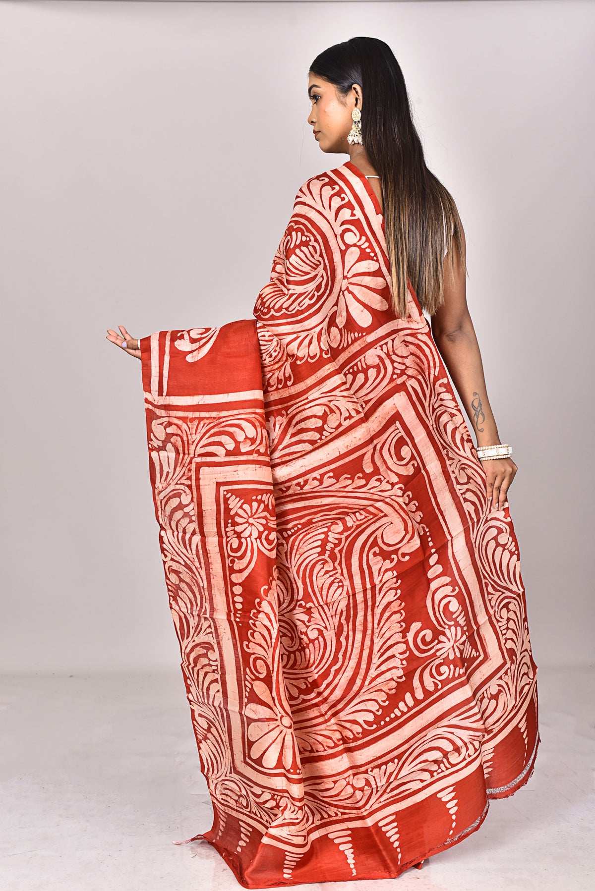 KATAN SILK HANDBATIK SAREE