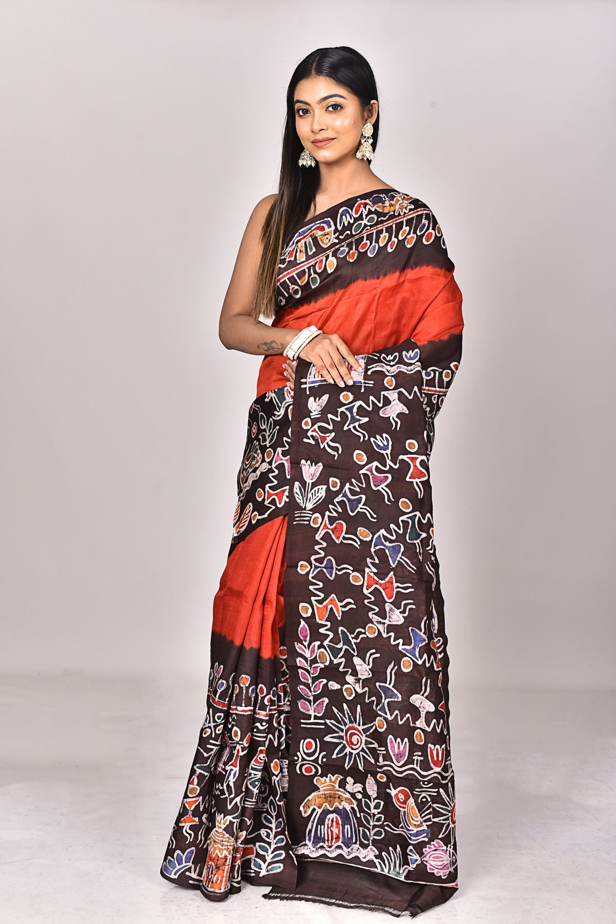 KATAN SILK HANDBATIK SAREE