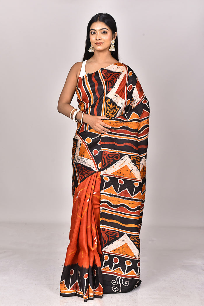 KATAN SILK HANDBATIK SAREE
