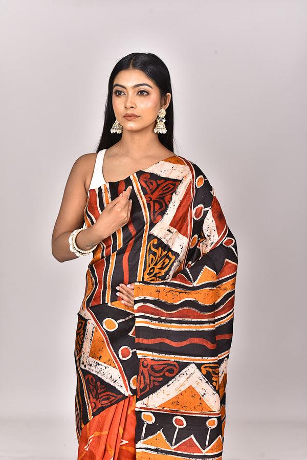 KATAN SILK HANDBATIK SAREE