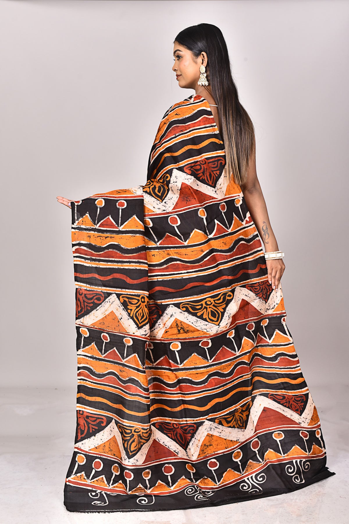 KATAN SILK HANDBATIK SAREE