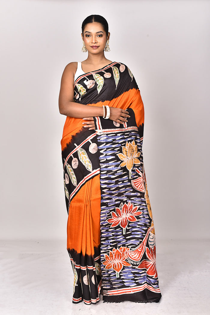 KATAN SILK HANDBATIK SAREE