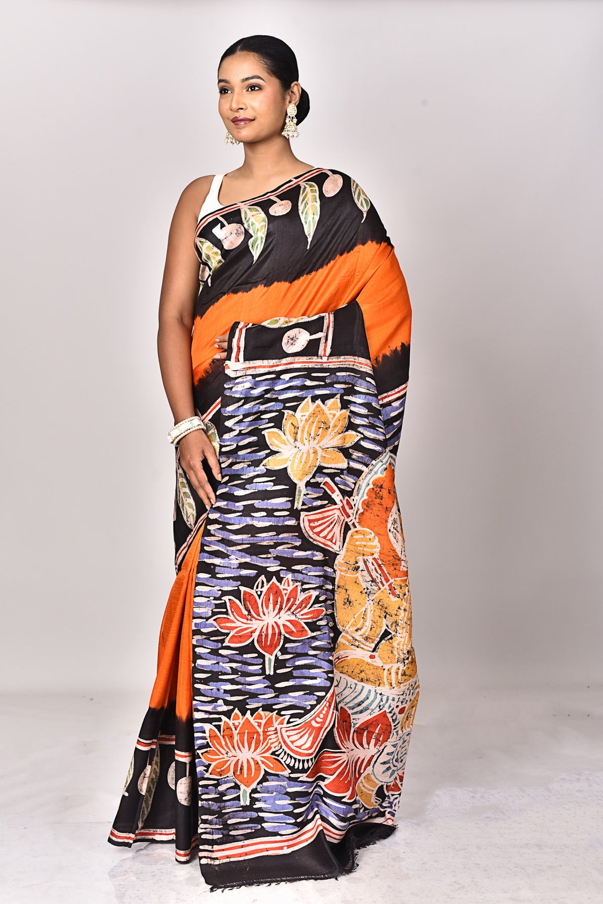 KATAN SILK HANDBATIK SAREE