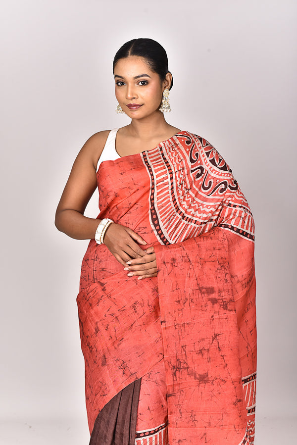 KATAN SILK HANDBATIK SAREE