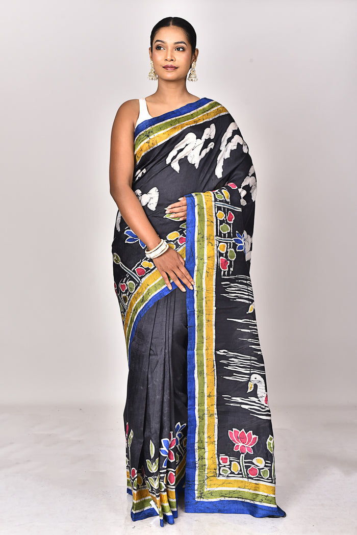 KATAN SILK HANDBATIK SAREE