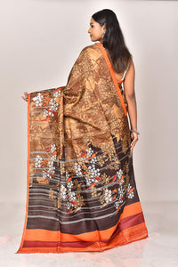 KATAN SILK HANDBLOCK SAREE