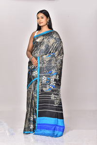 KATAN SILK HANDBLOCK SAREE