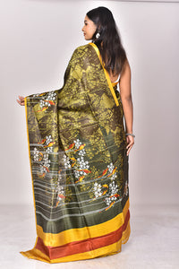 KATAN SILK HANDBLOCK SAREE