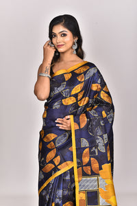 KATAN SILK HANDBLOCK SAREE