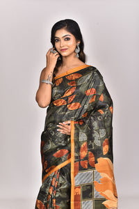 KATAN SILK HANDBLOCK SAREE