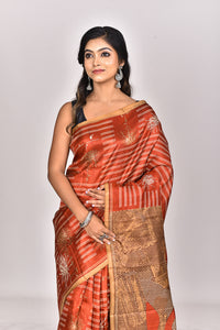 KATAN SILK HANDBLOCK SAREE