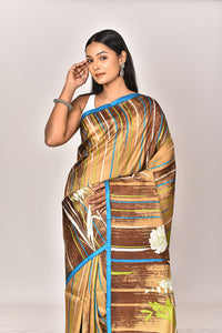 KATAN SILK HANDBLOCK SAREE