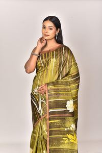 KATAN SILK HANDBLOCK SAREE
