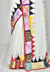 KERALA COTTON APPLIQUE SAREE