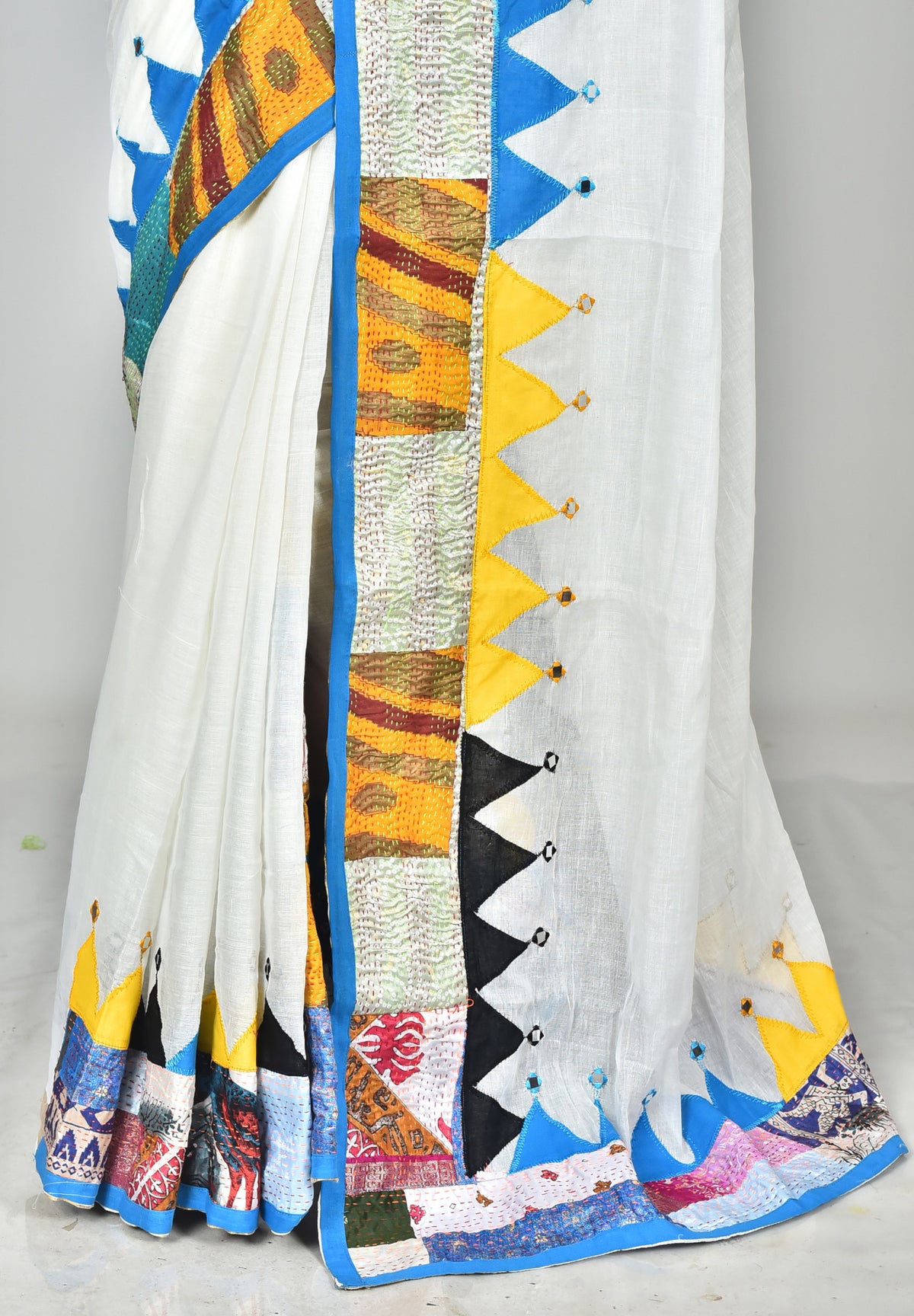 KERALA COTTON APPLIQUE SAREE