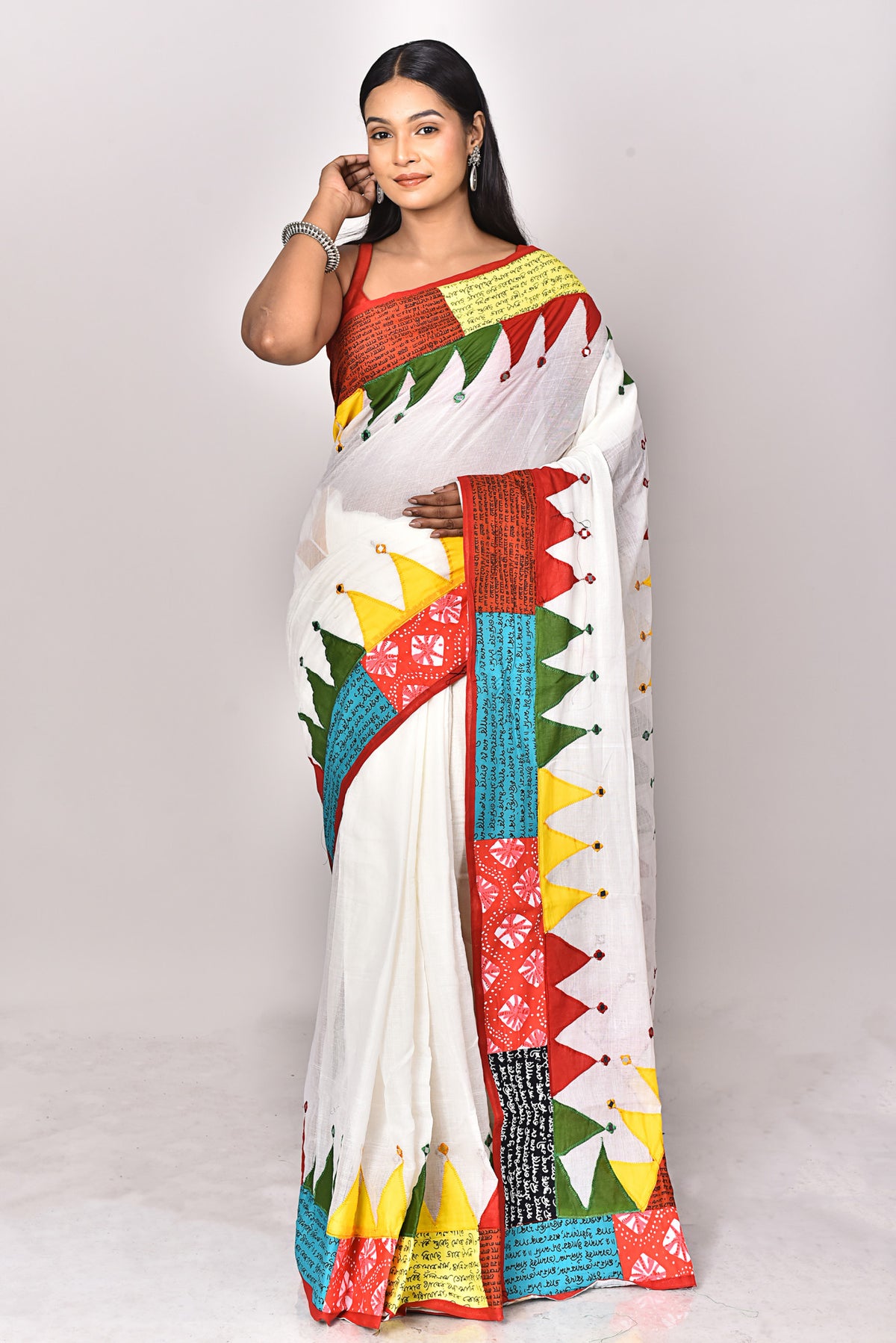 KERALA COTTON APPLIQUE SAREE