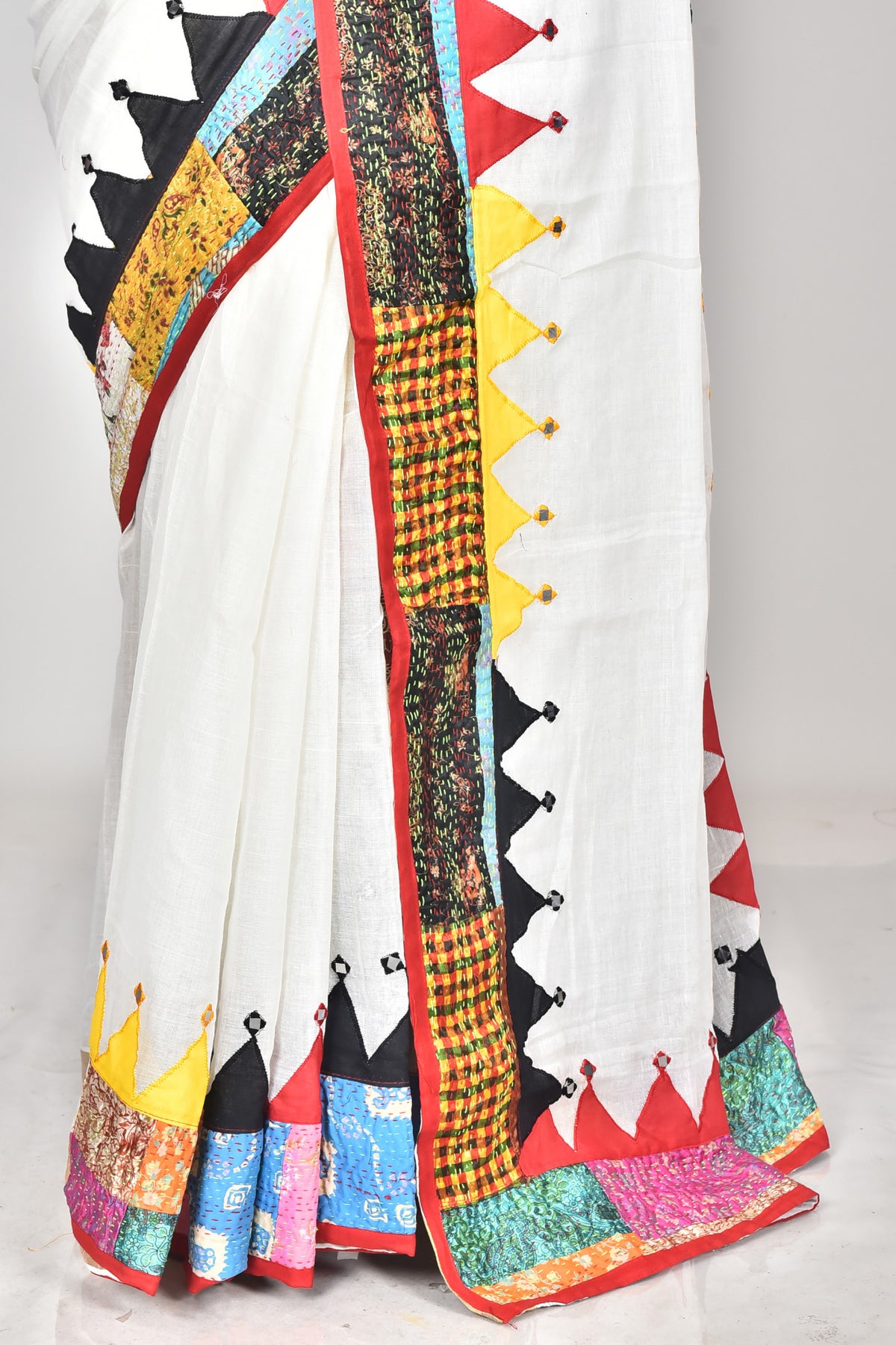 KERALA COTTON APPLIQUE SAREE