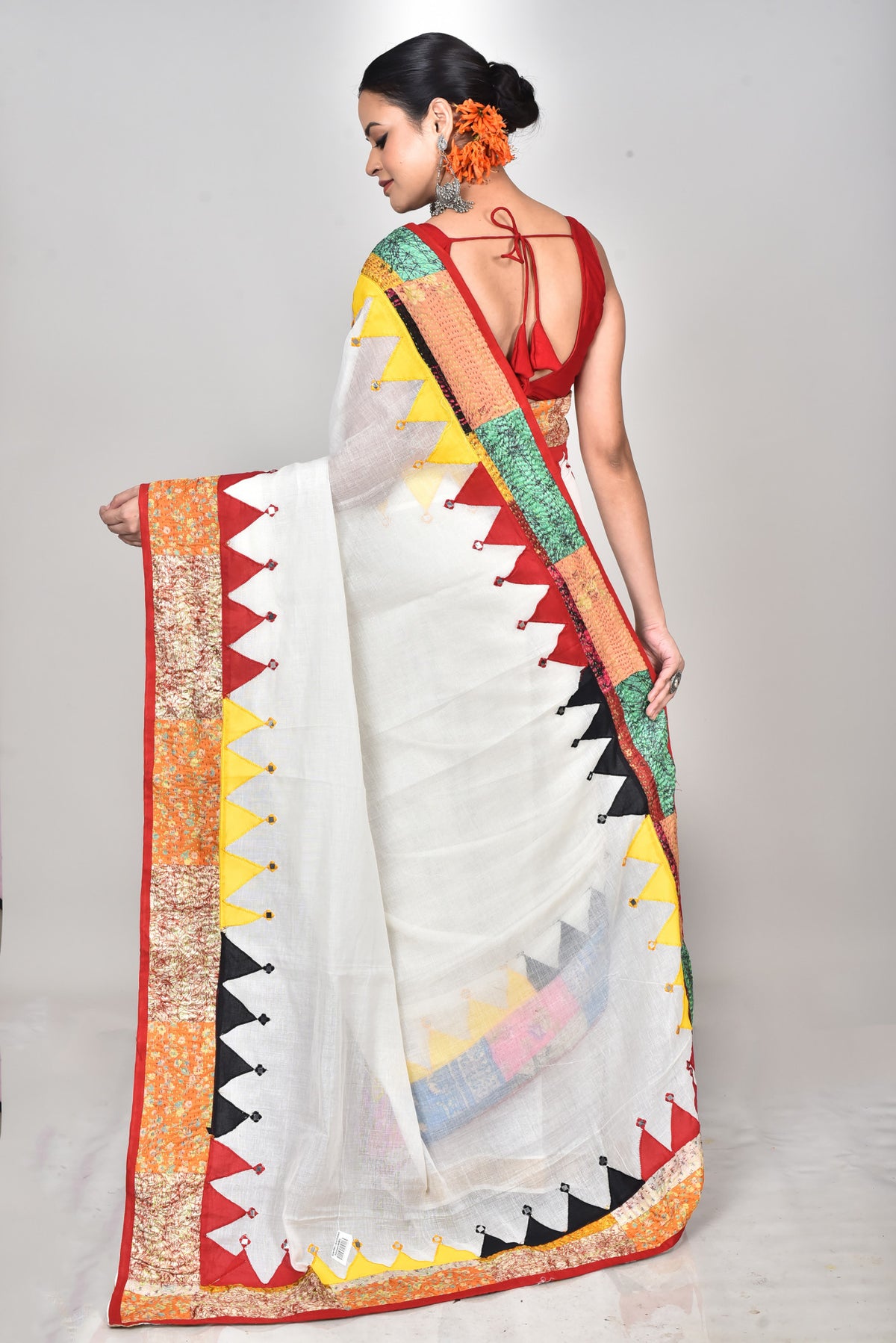 KERALA COTTON APPLIQUE SAREE
