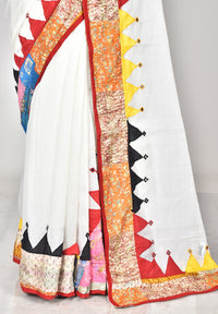 KERALA COTTON APPLIQUE SAREE