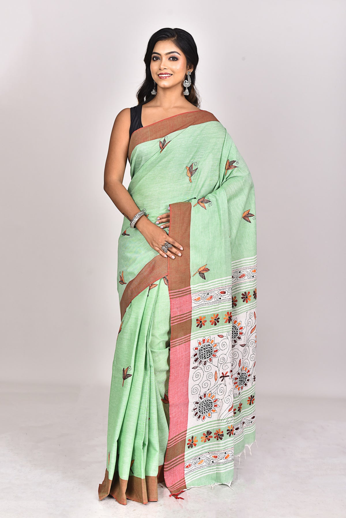 KHADI KANTHA SAREE