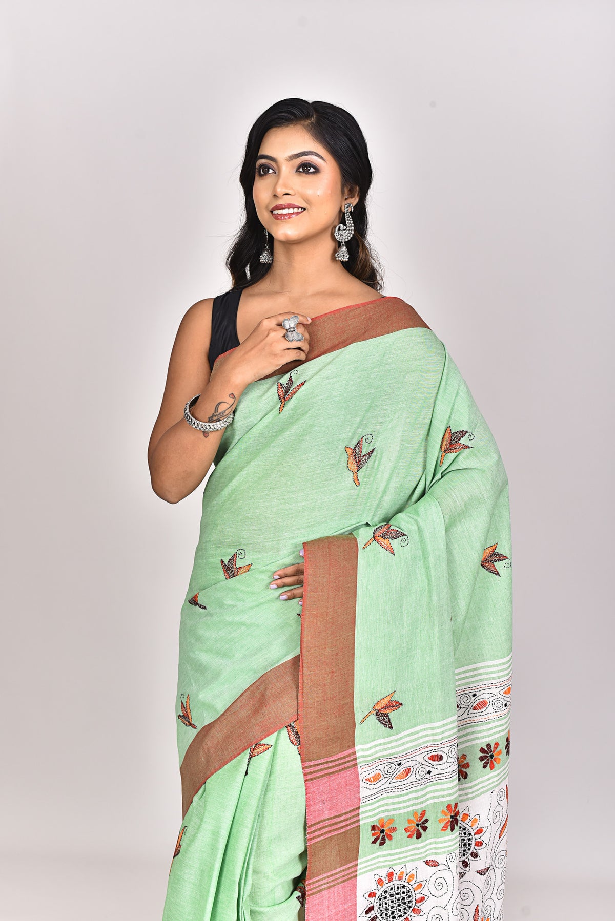 KHADI KANTHA SAREE