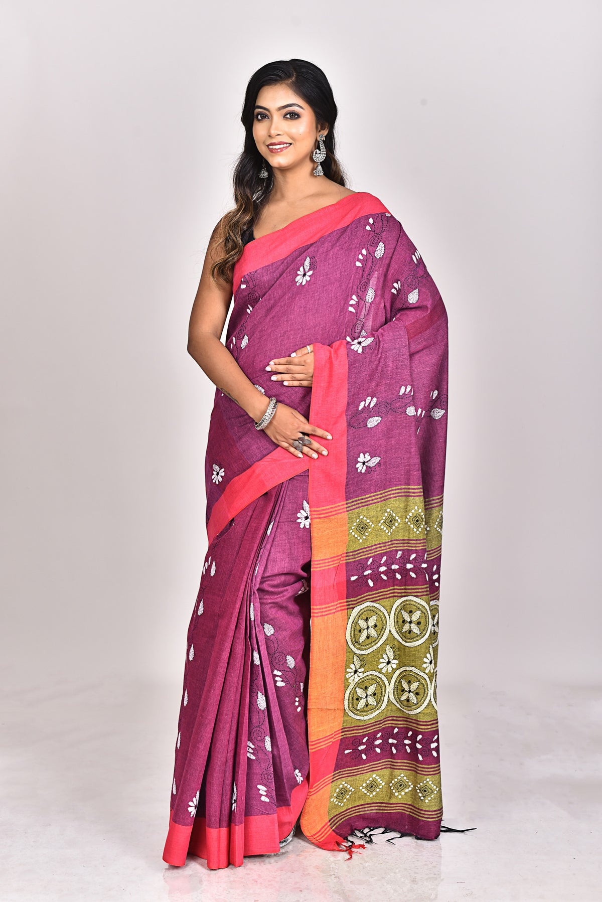 KHADI KANTHA SAREE