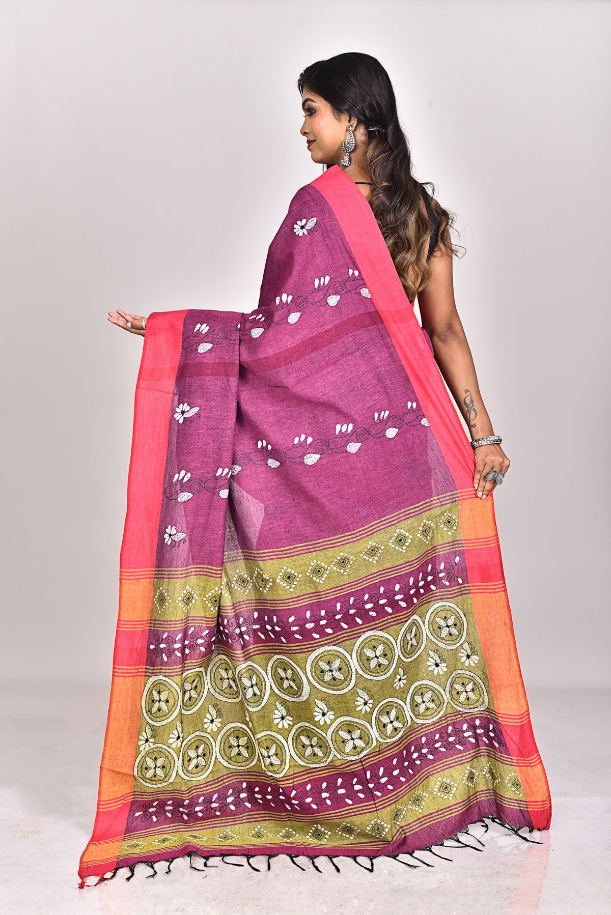 KHADI KANTHA SAREE
