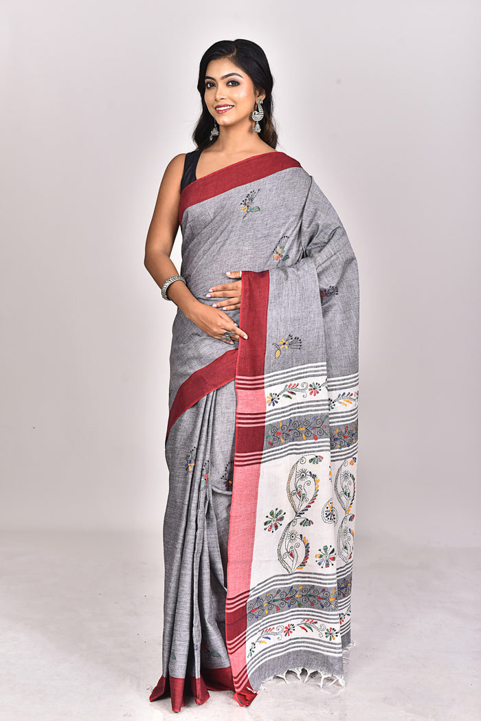 KHADI KANTHA SAREE