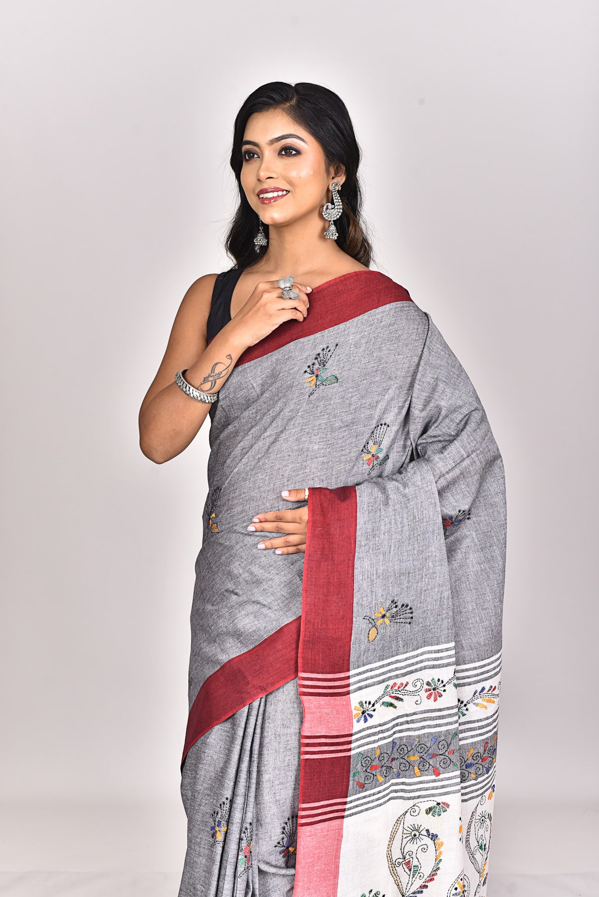 KHADI KANTHA SAREE