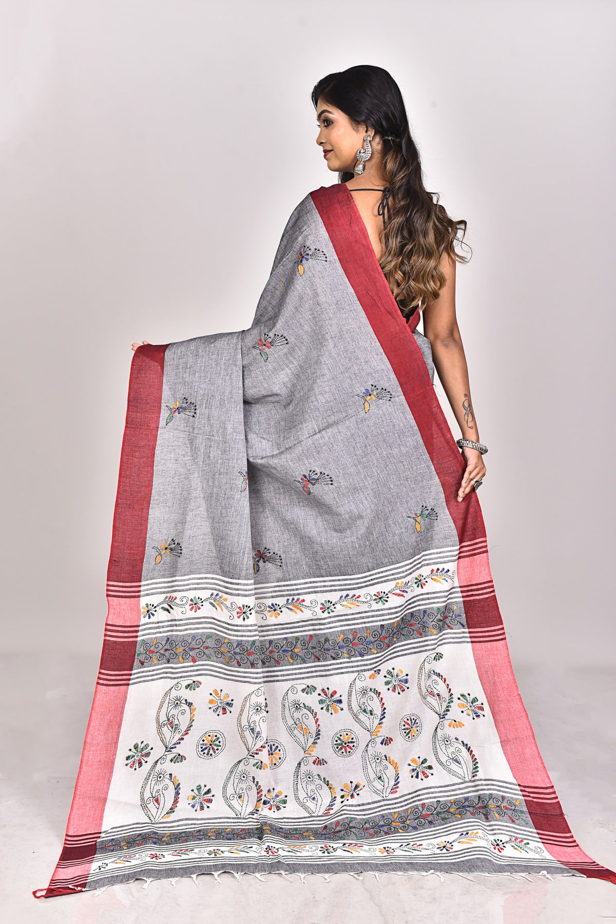 KHADI KANTHA SAREE